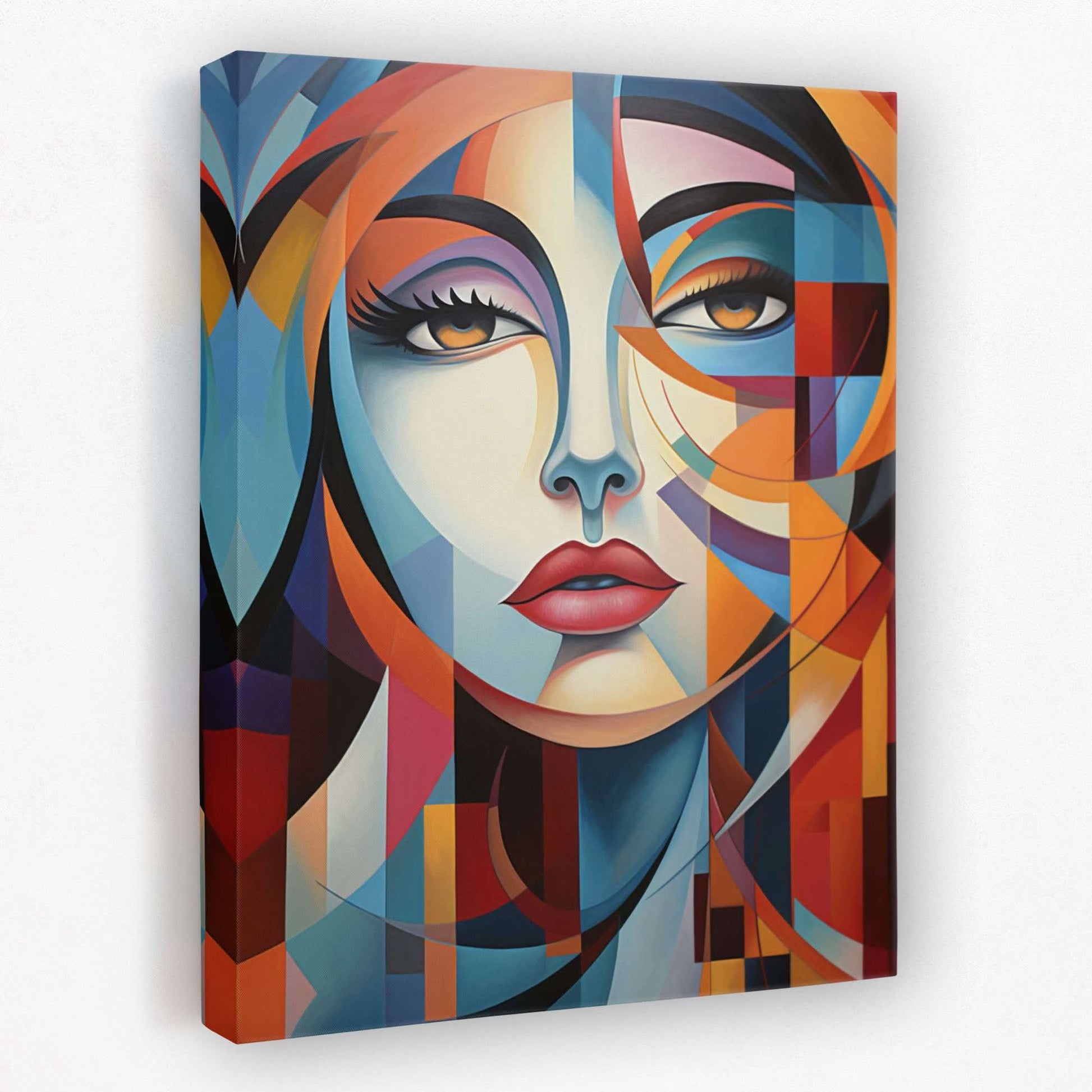 Cubist Abstract - Cubism Canvas Wall Art