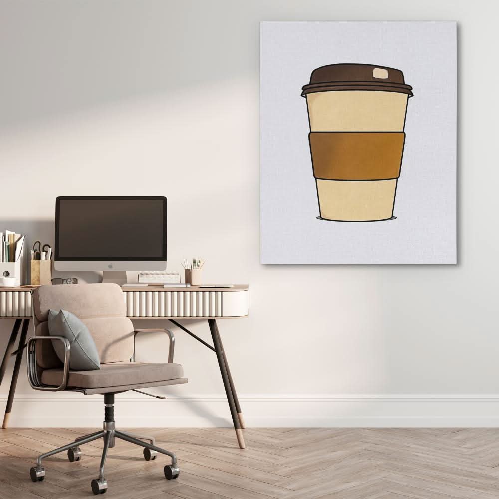 Cup of Joe - Oversized Coffee Canvas Wall Art