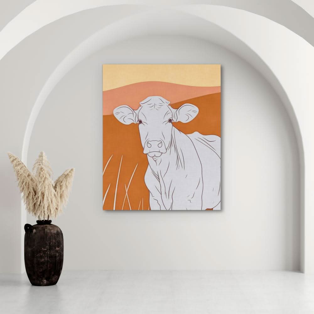 Curious Cow - Albino Art