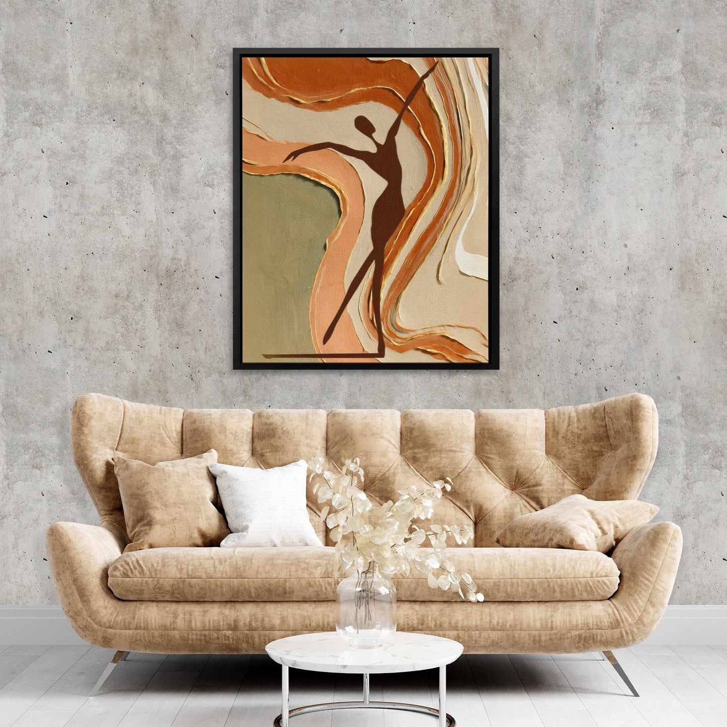 Dancing Through Amber - Luxury Wall Art