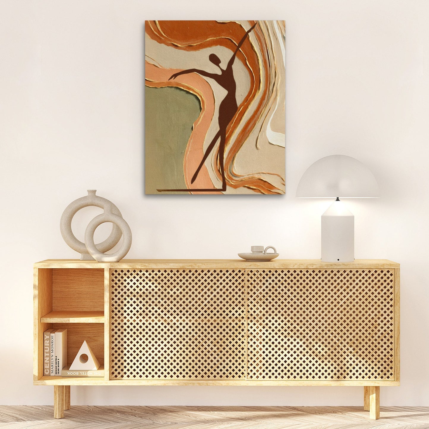 Dancing Through Amber - Luxury Wall Art