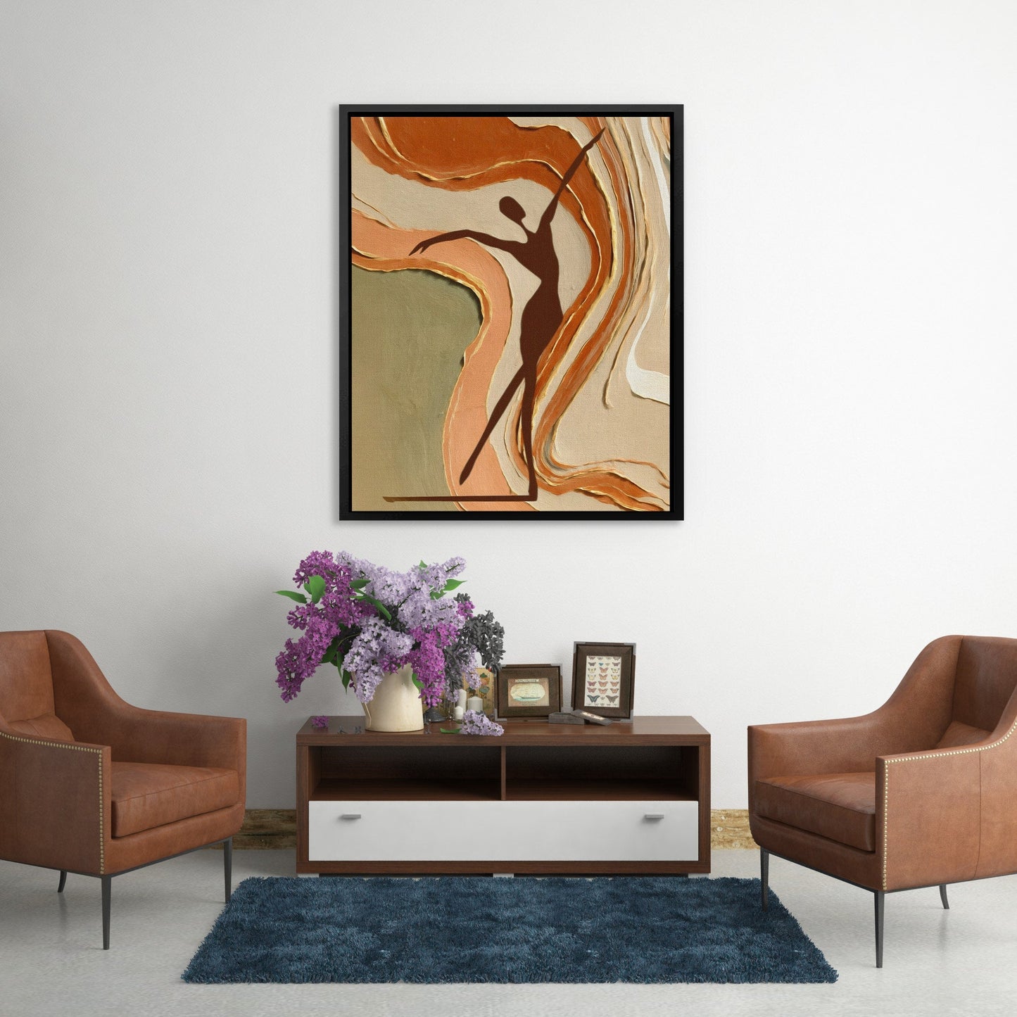 Dancing Through Amber - Luxury Wall Art