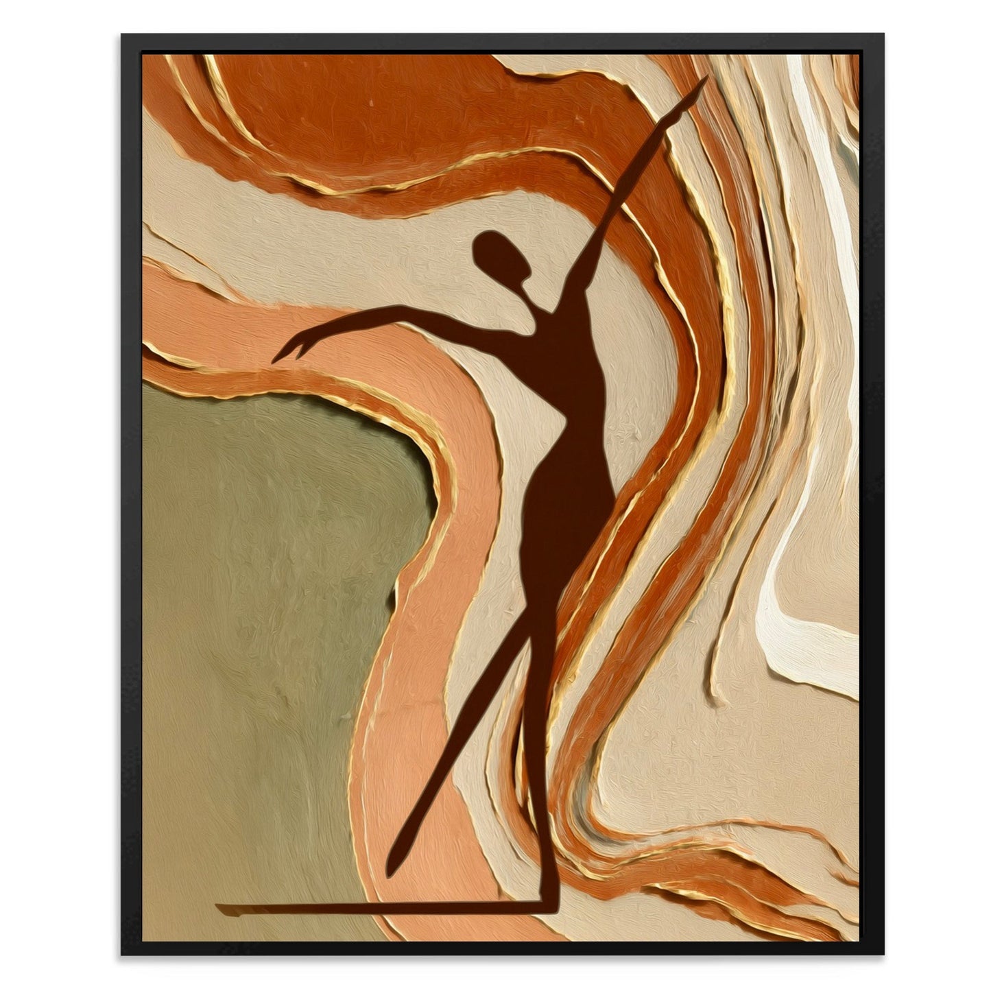 Dancing Through Amber - Luxury Wall Art