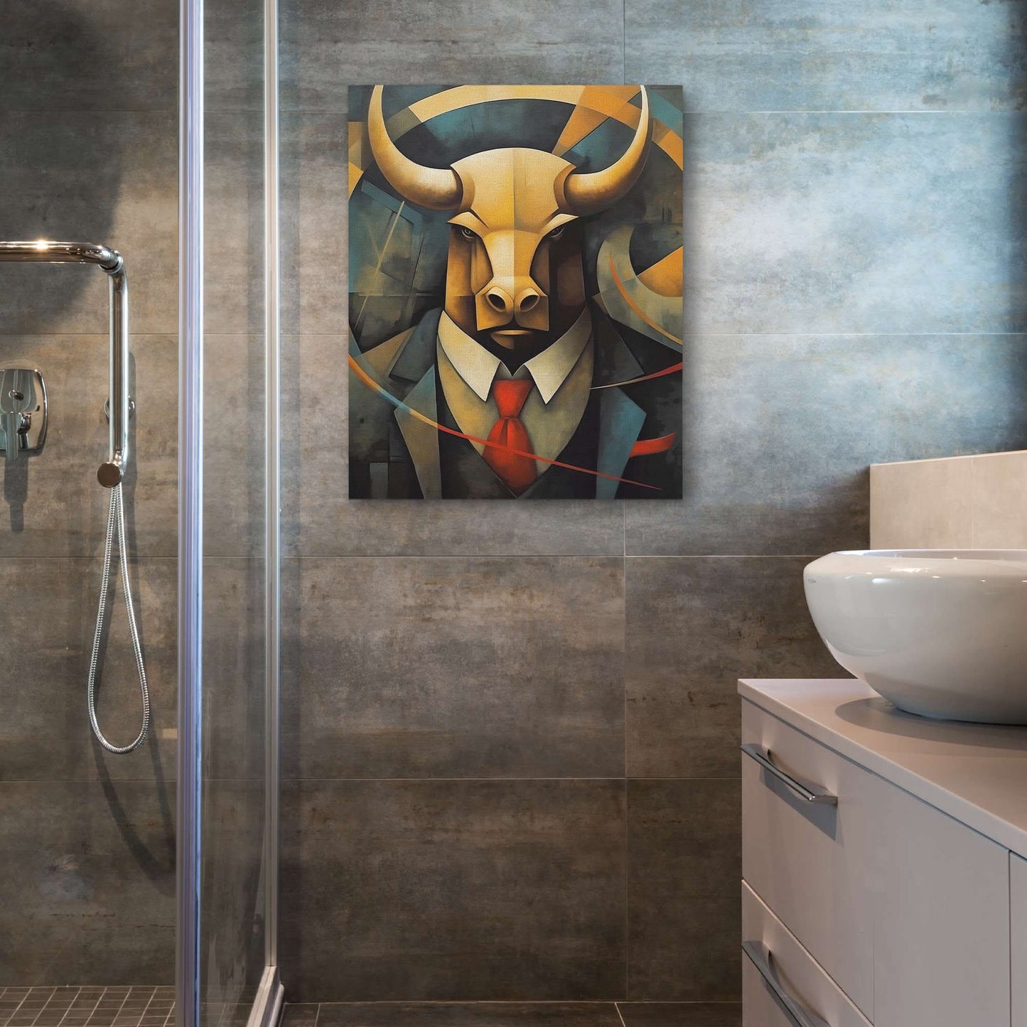 Dapper Bull - Animals Art