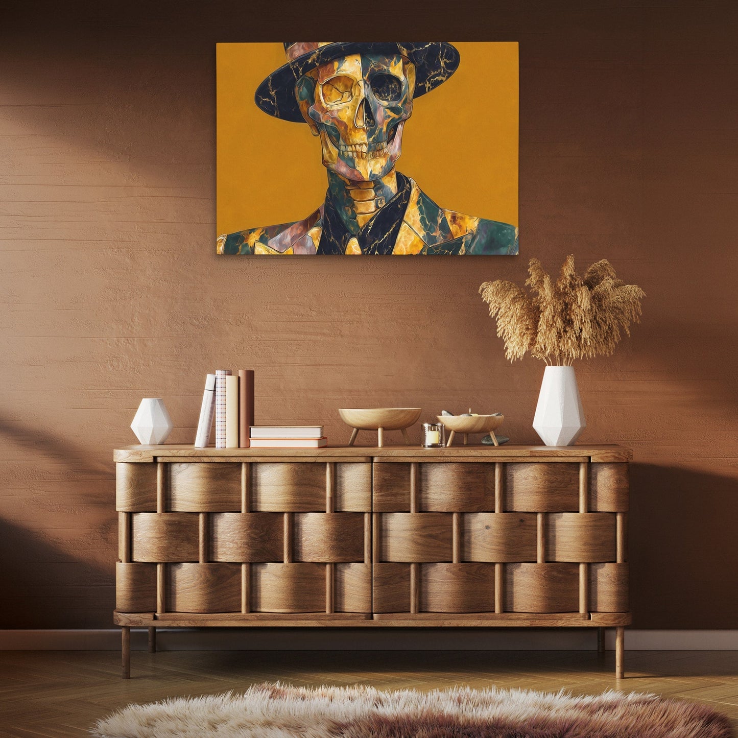 Dapper Death Portrait - Luxury Wall Art