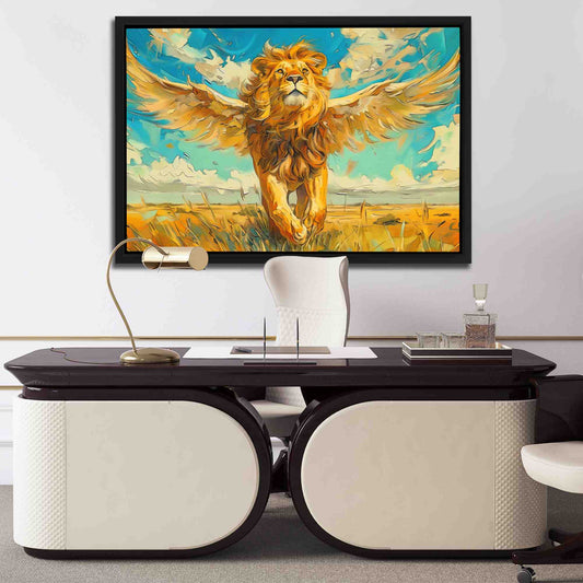 Daring Dreams - Fantasy Wall Art in Black Frame