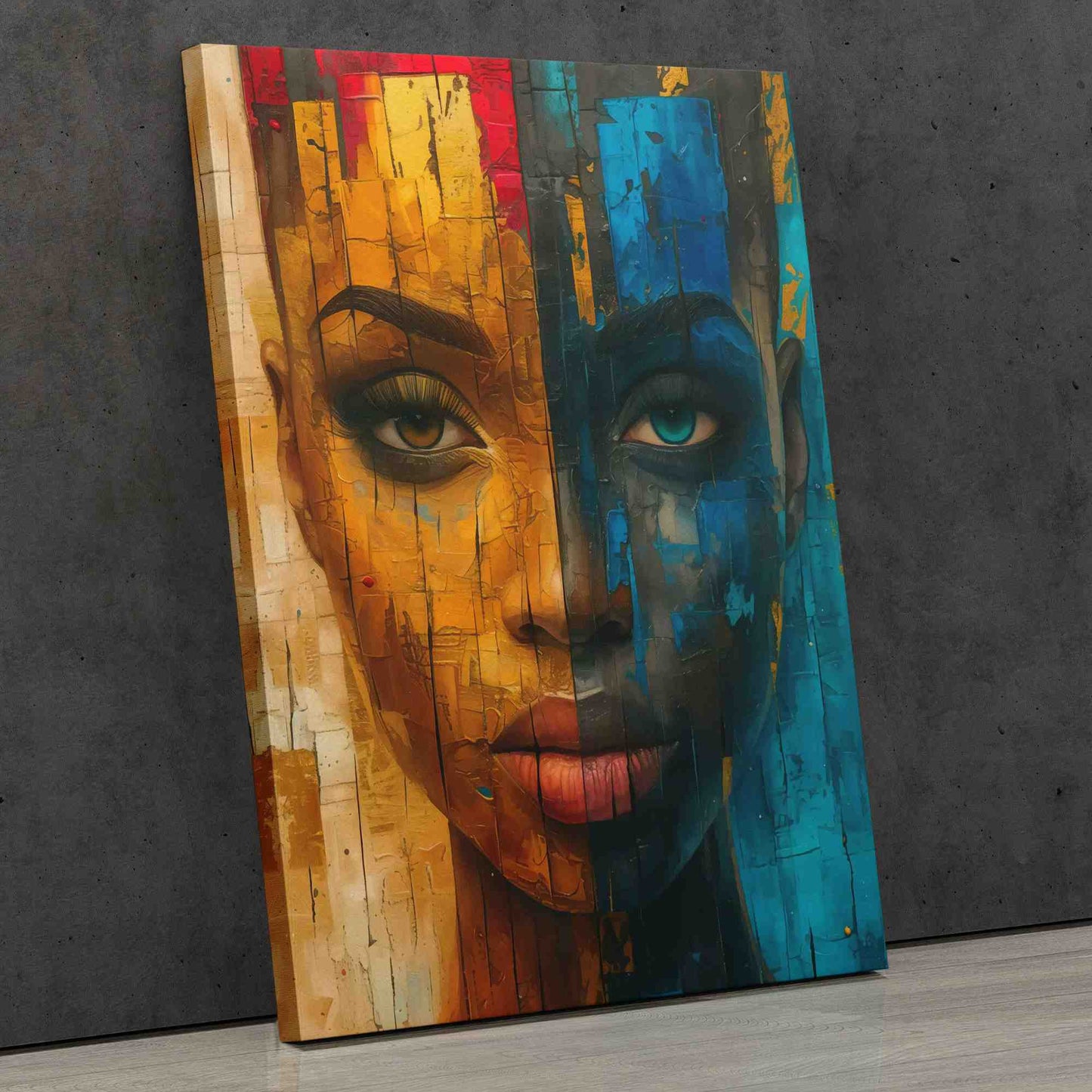 Dark Gold Queen - Colorful Wall Art