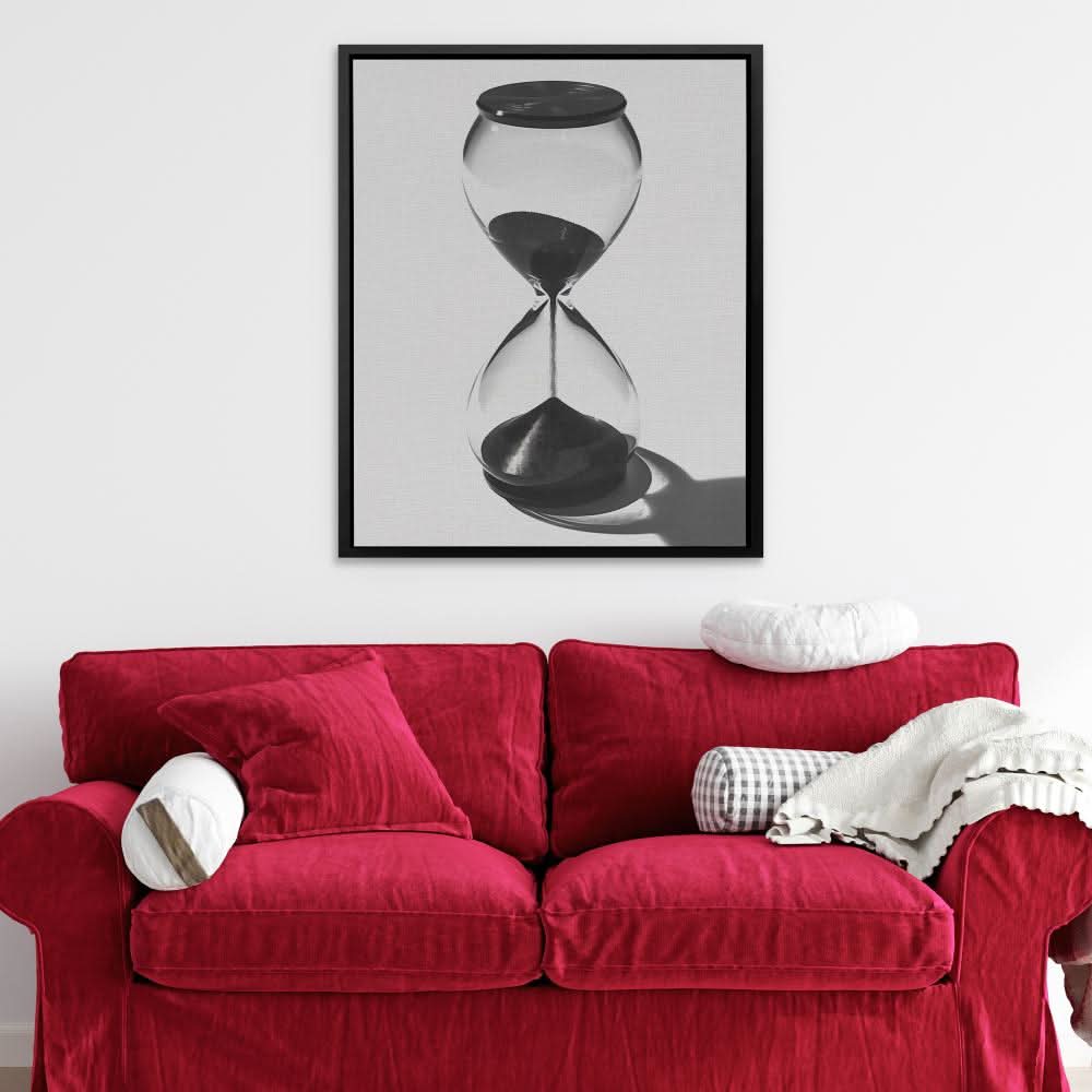 Dark Hourglass - Wall Art for Office Decor