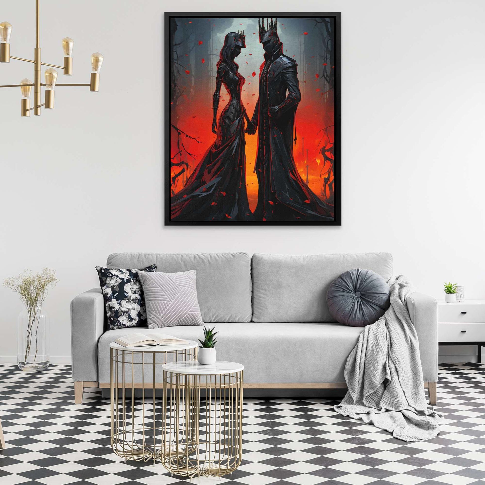 Dark Lords - Large Gothic Canvas Print