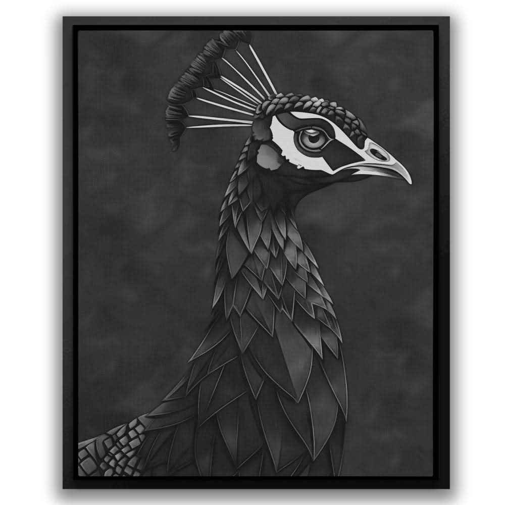 Dark Peacock - Animals Art for Bedroom