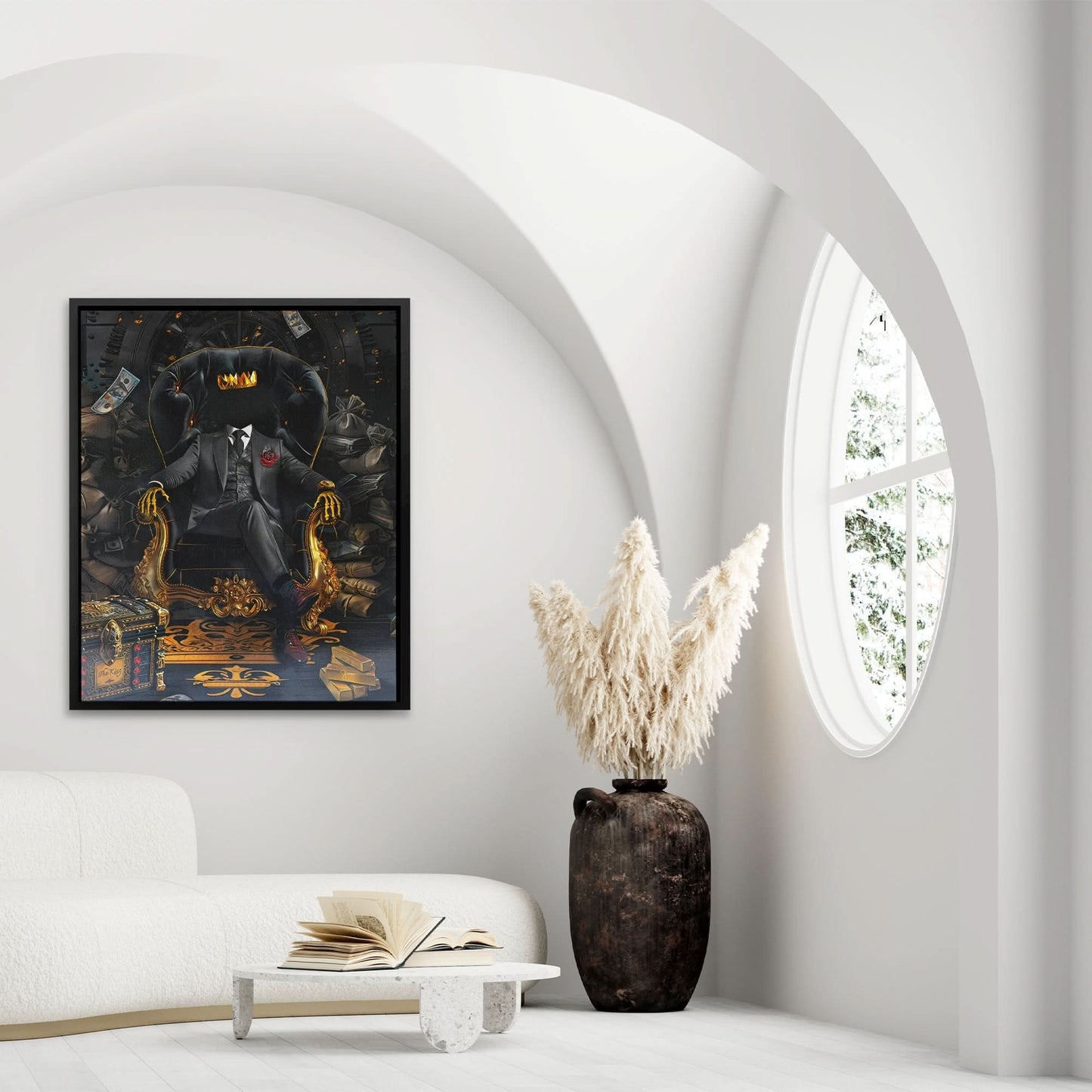 Dark Vault King - Bank Vault Art