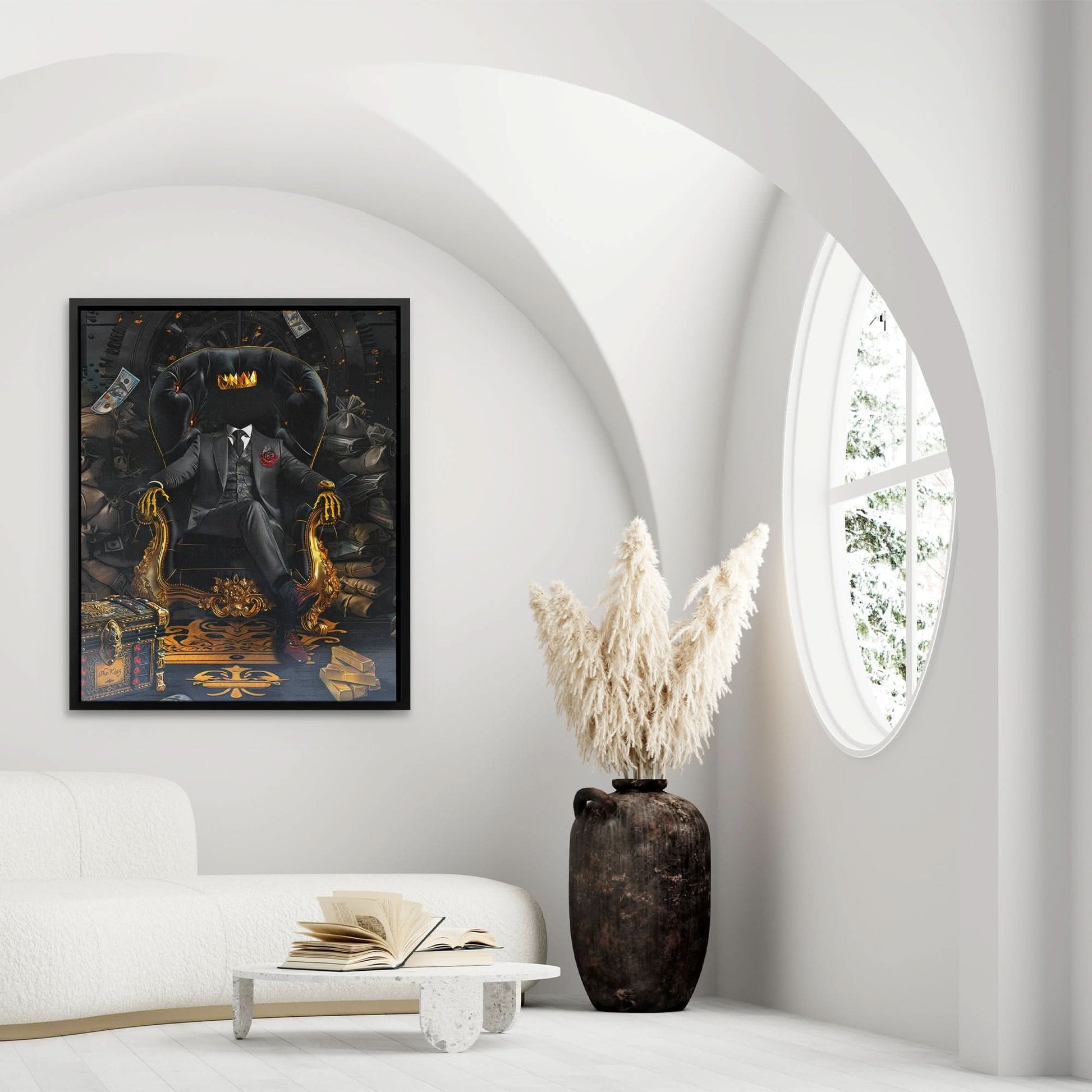 Dark Vault King - Bank Vault Art