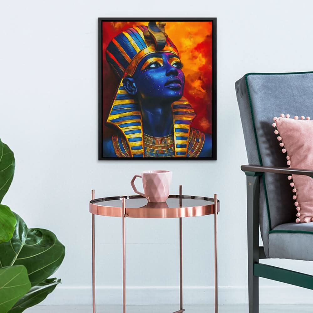 Daughter of the Sun - Colorful Female Canvas Print