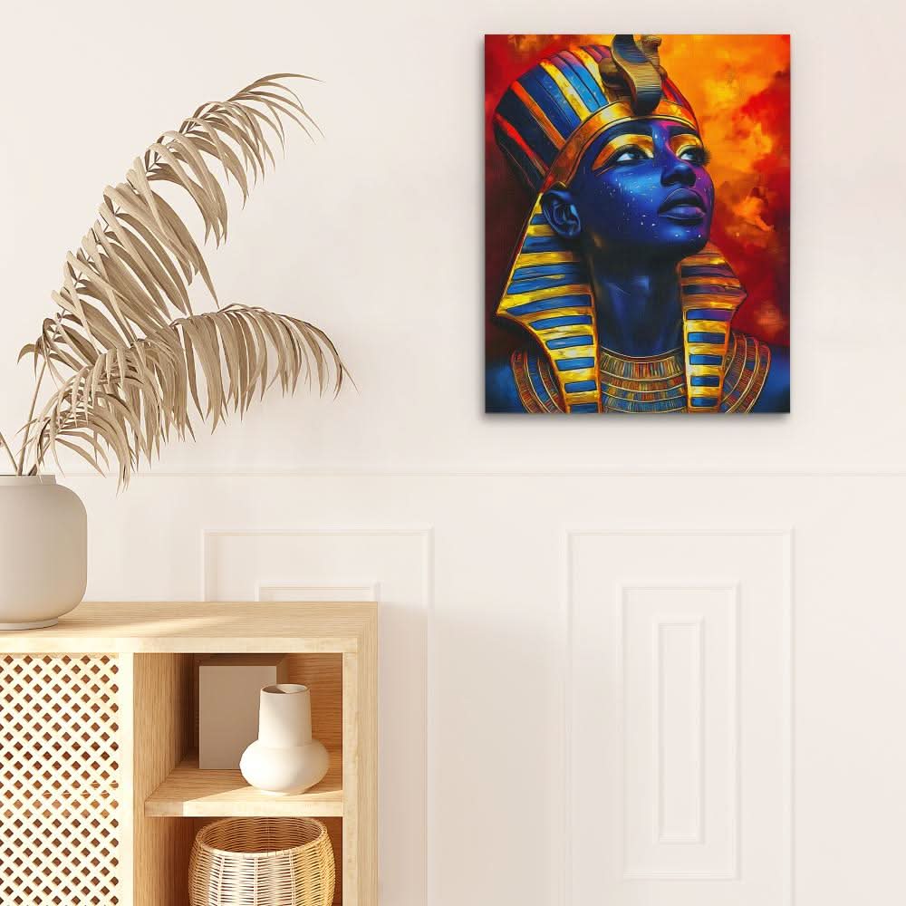 Daughter of the Sun - Maximalist Colorful Canvas Wall Art