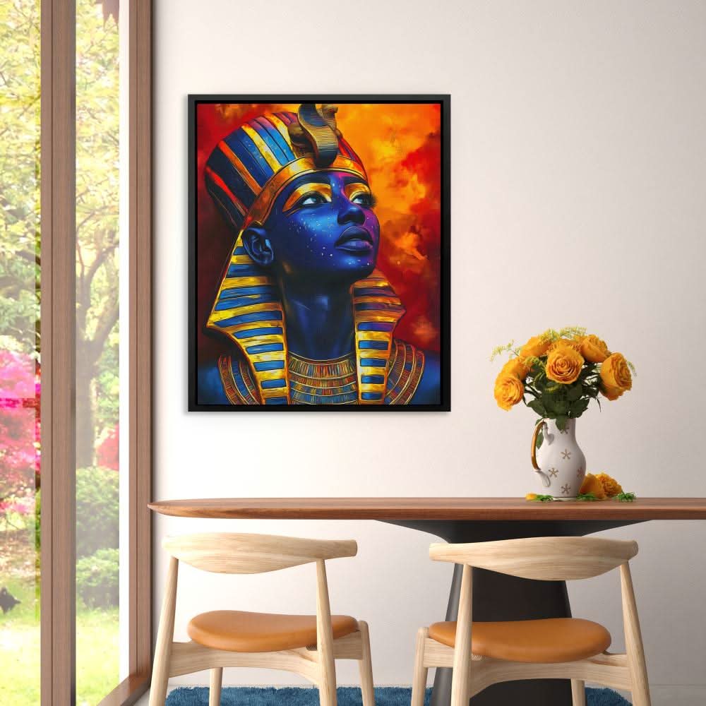 Daughter of the Sun - Oversized Egyptian Canvas Wall Art