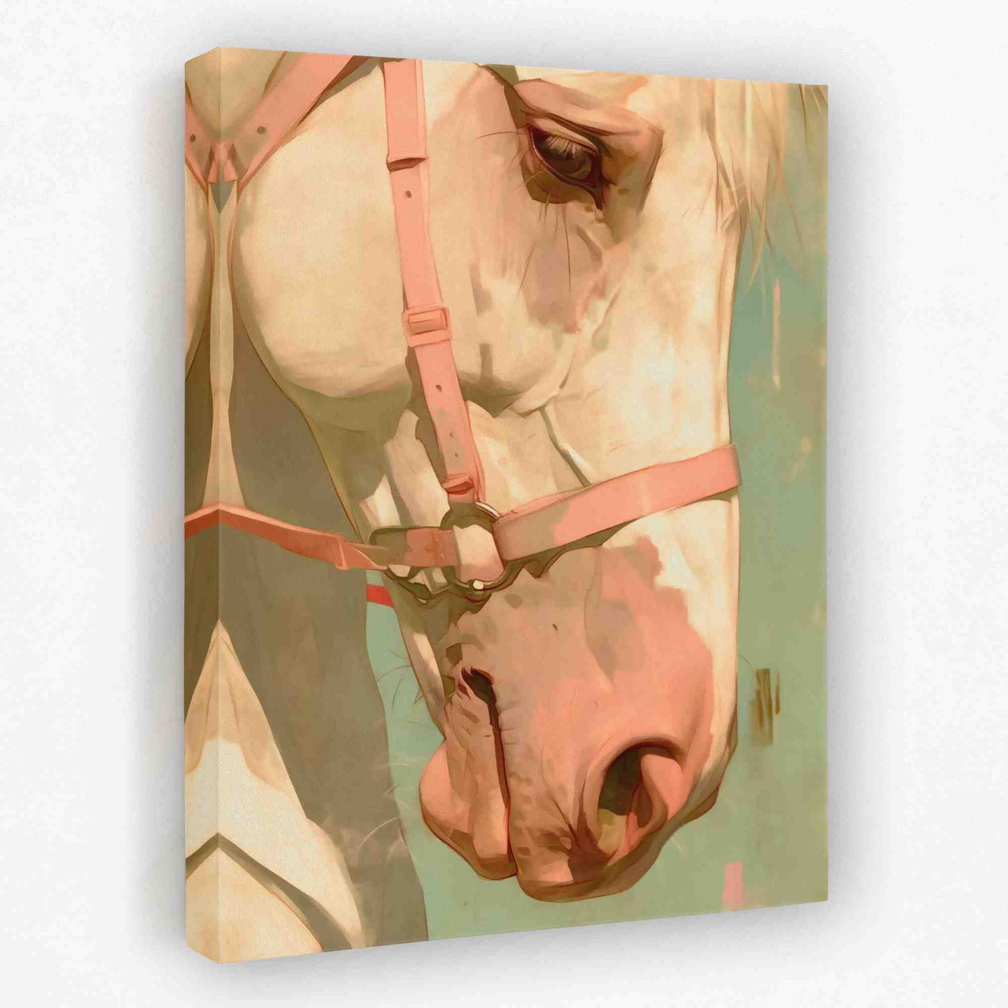 Day Dreaming Horse - Animals Canvas Wall Art