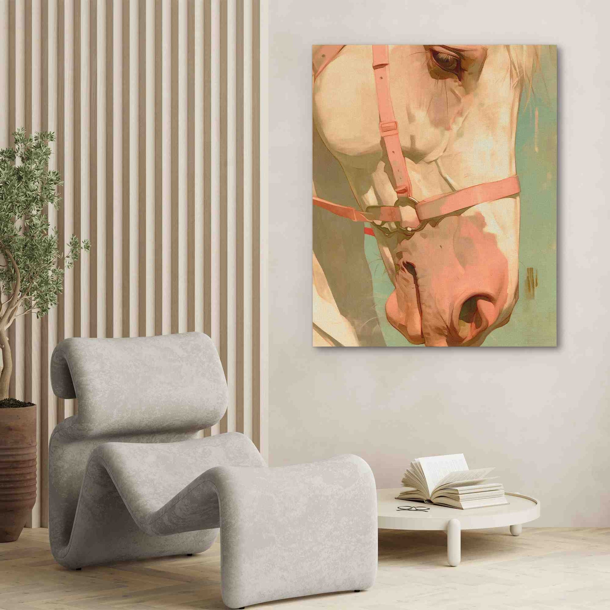 Day Dreaming Horse - Large Canvas Print