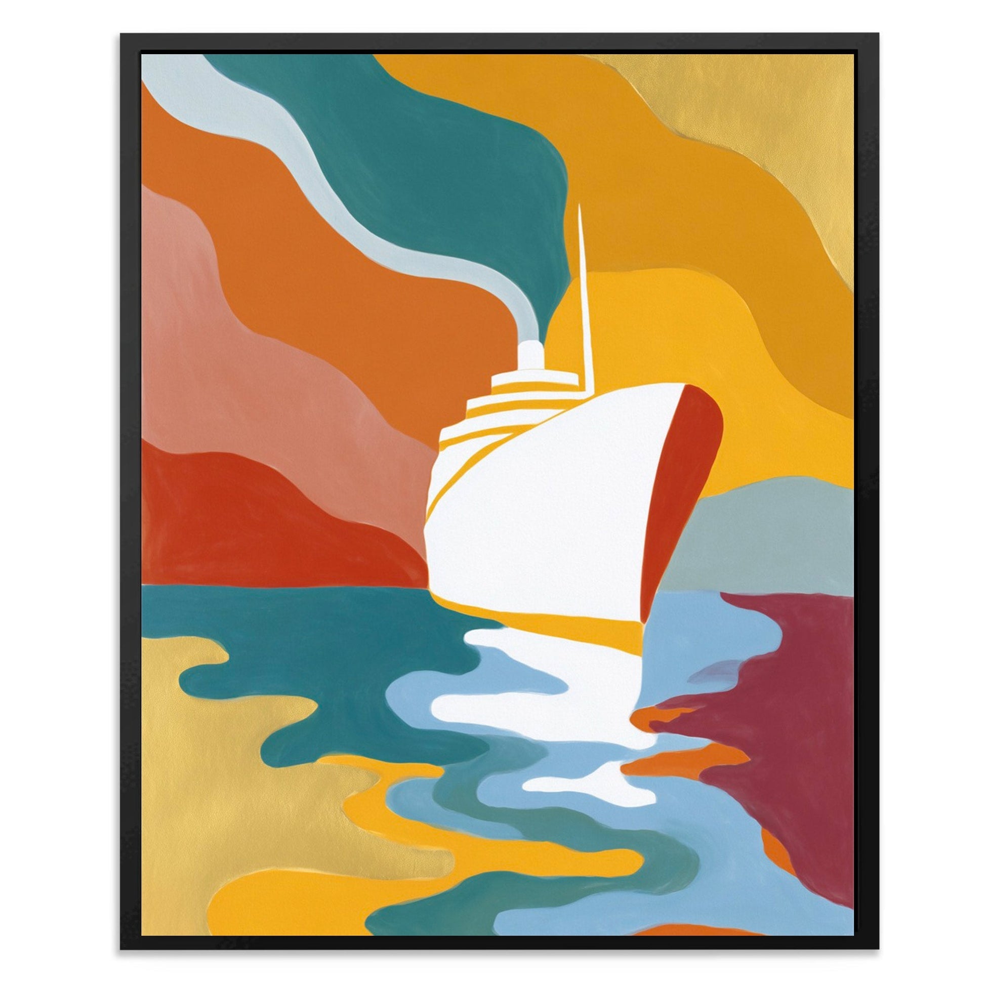 Deco Ocean Voyage - Luxury Wall Art