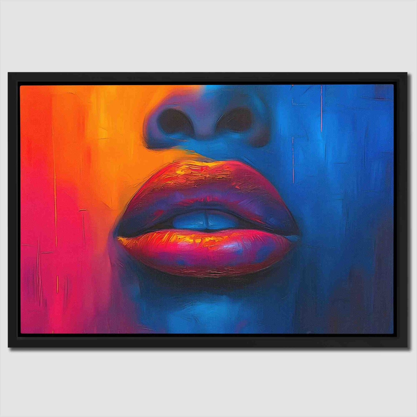 Deep Blue - Blue Horizontal Canvas Print