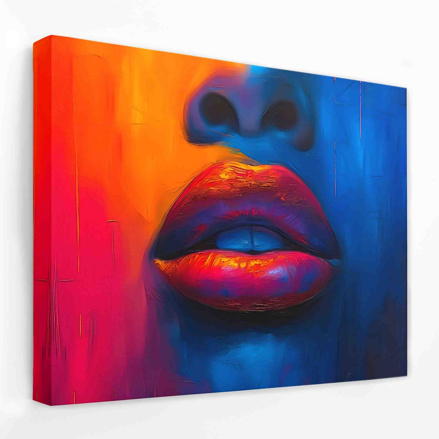 Deep Blue - Female Canvas Wall Art