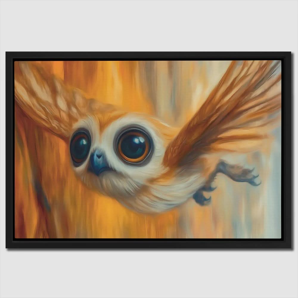 Deep Roots - Brown Bird Canvas Print