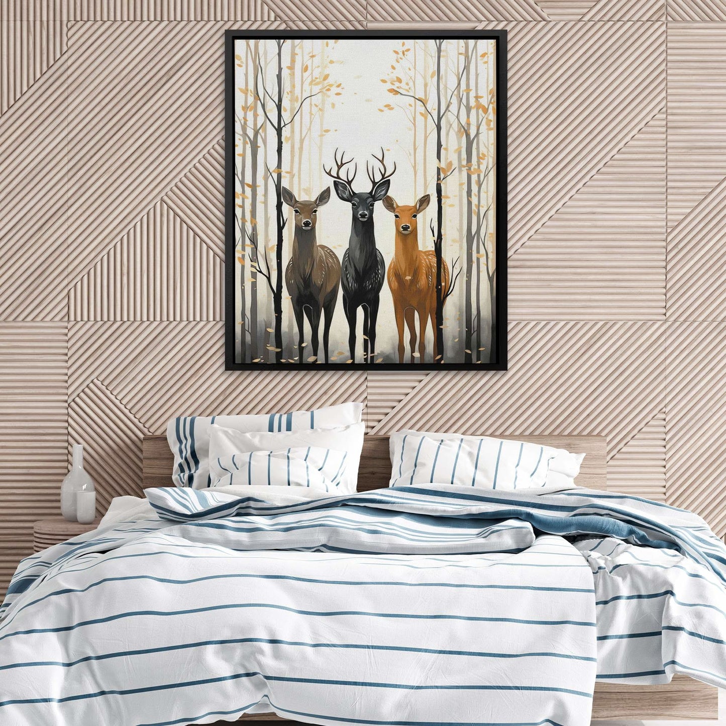 Deer Friends - Canvas Wall Art
