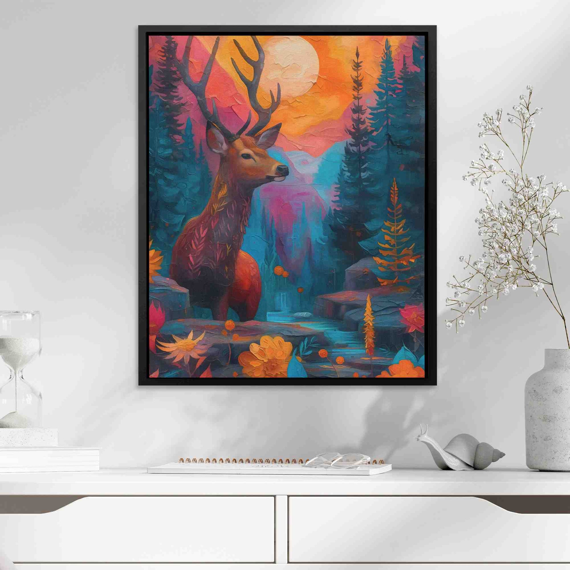 Deer Oasis - Animals Art