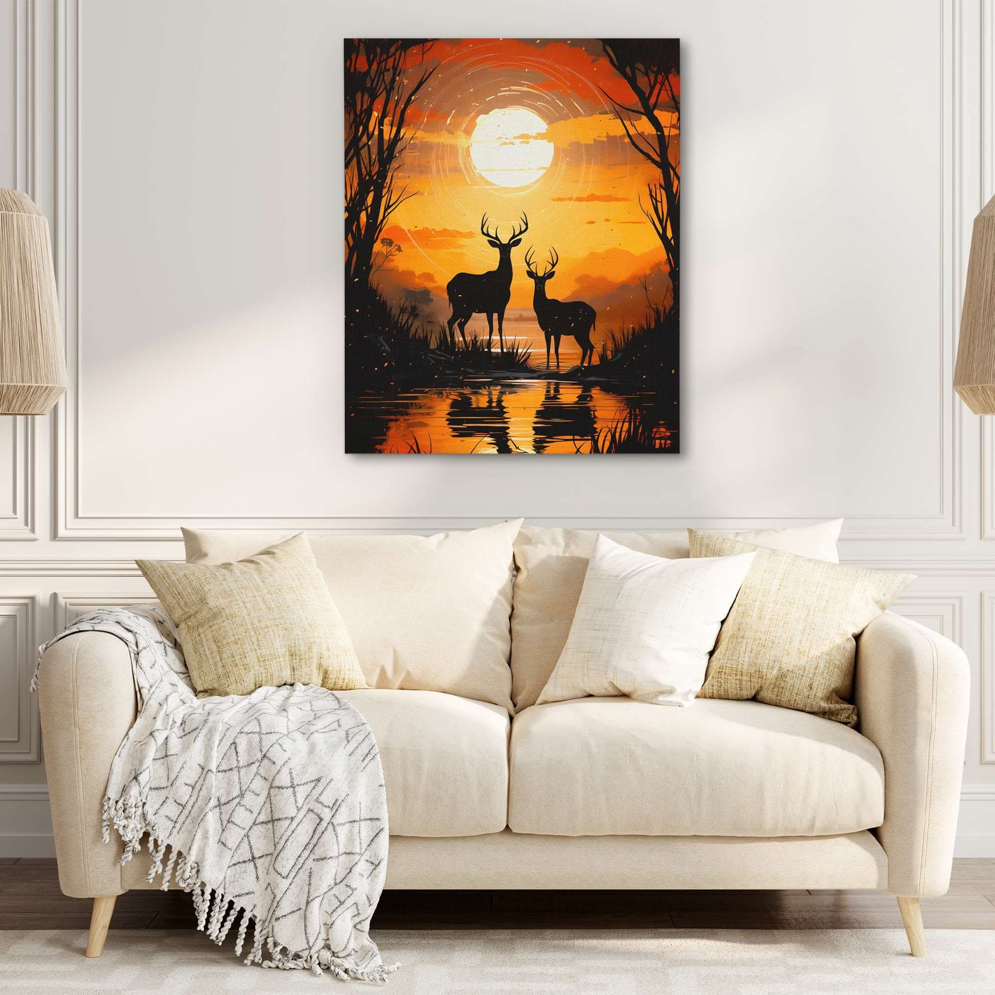 Deer's Refuge - Wall Art Print