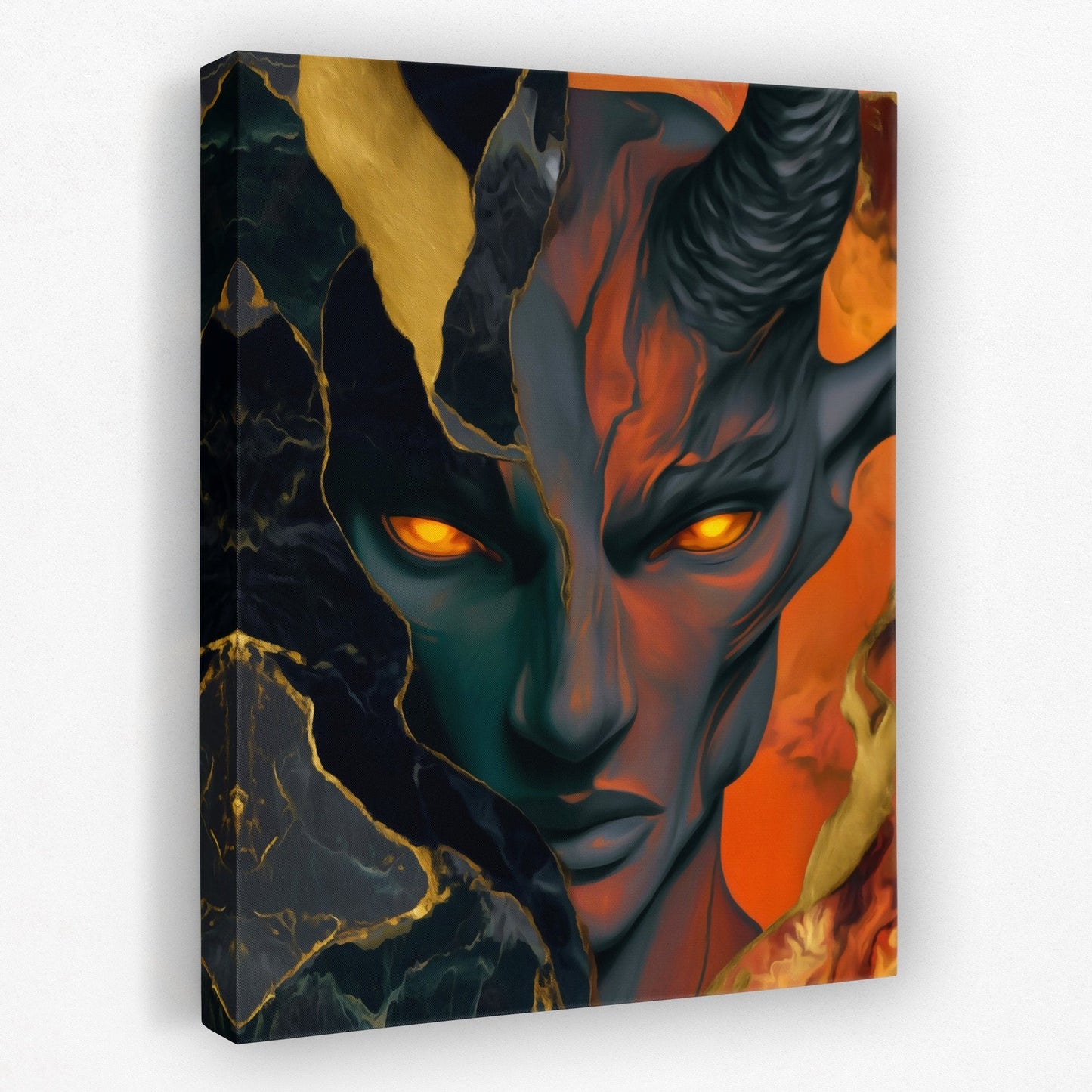 Demons Ember Stare - Luxury Wall Art