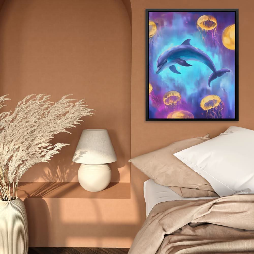 Desert Phantom - Wall Art in Black Frame