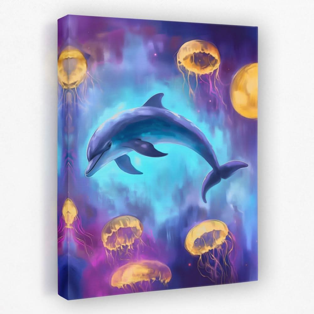Desert Phantom - Dolphin Canvas Wall Art