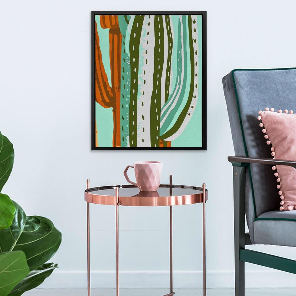 Desert Prickles - Cactus Art for Bedroom