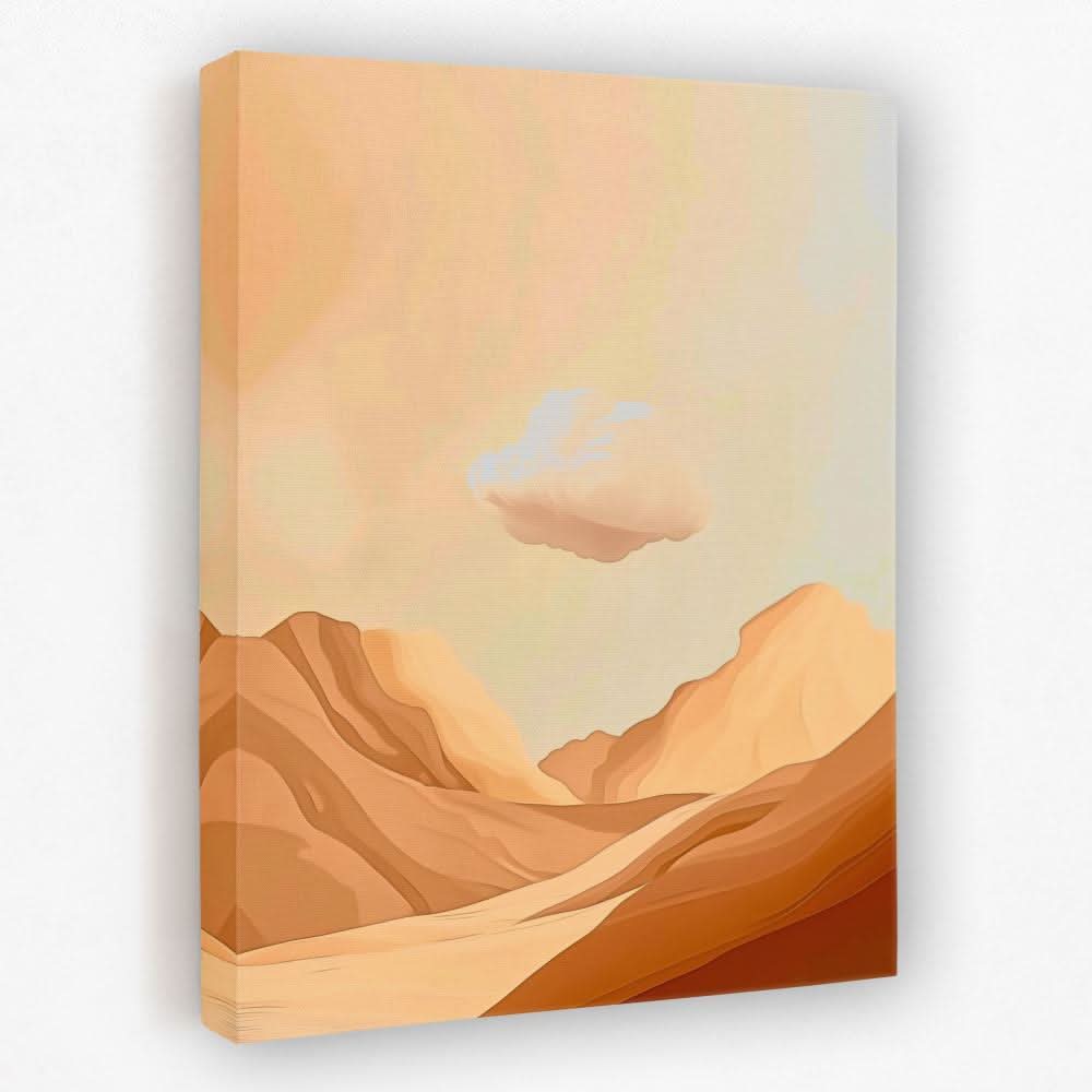 Desert Storm - Landscapes Canvas Wall Art