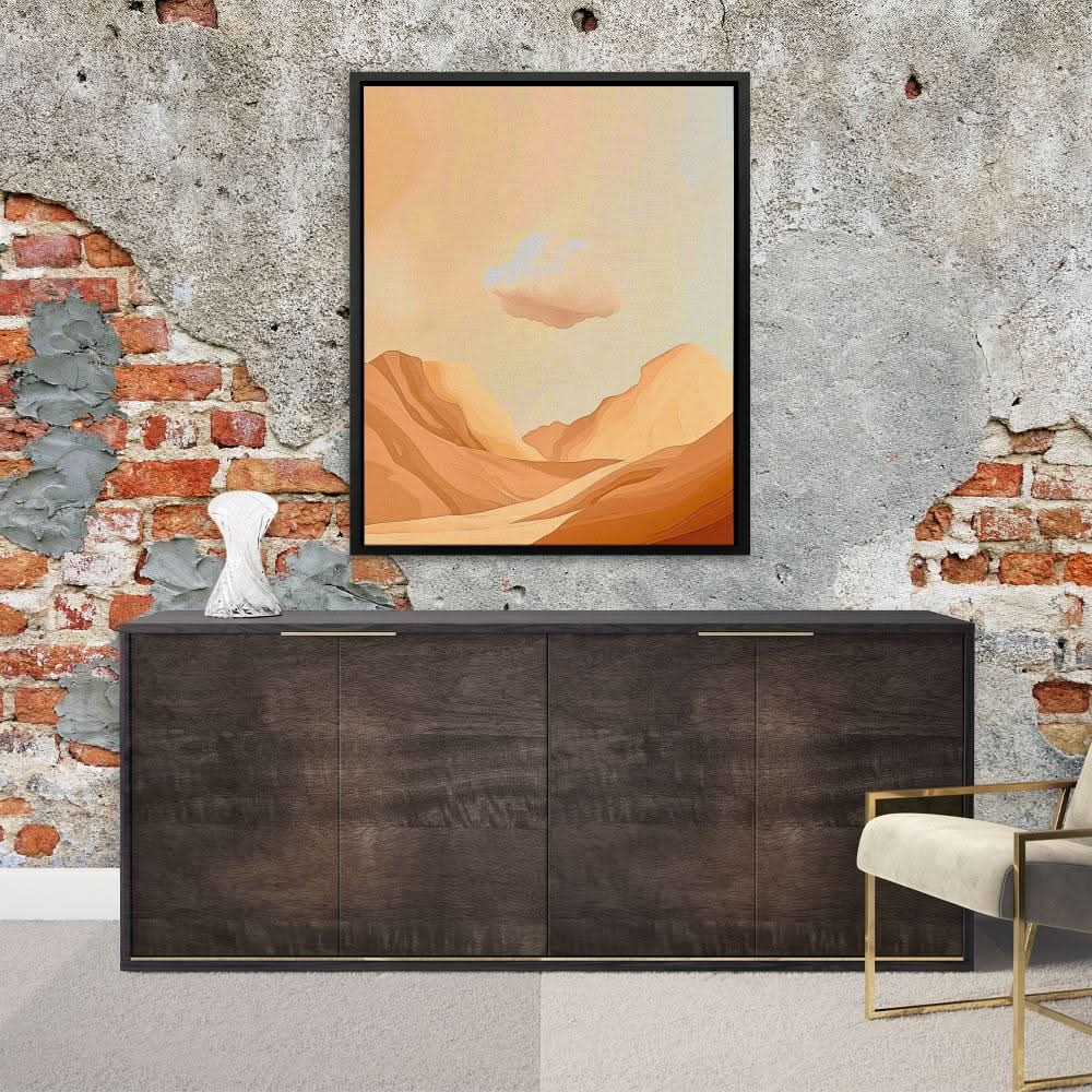 Desert Storm - Large Abstract Canvas Print