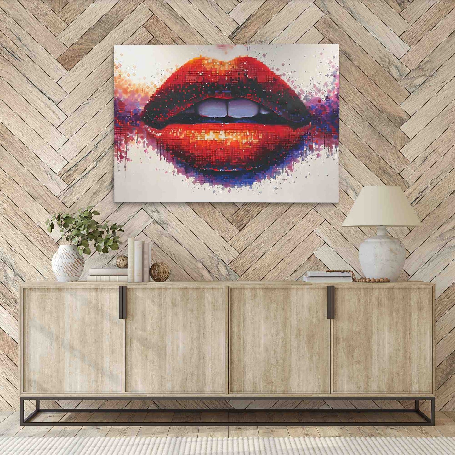 Digital Kiss - Crimson Art