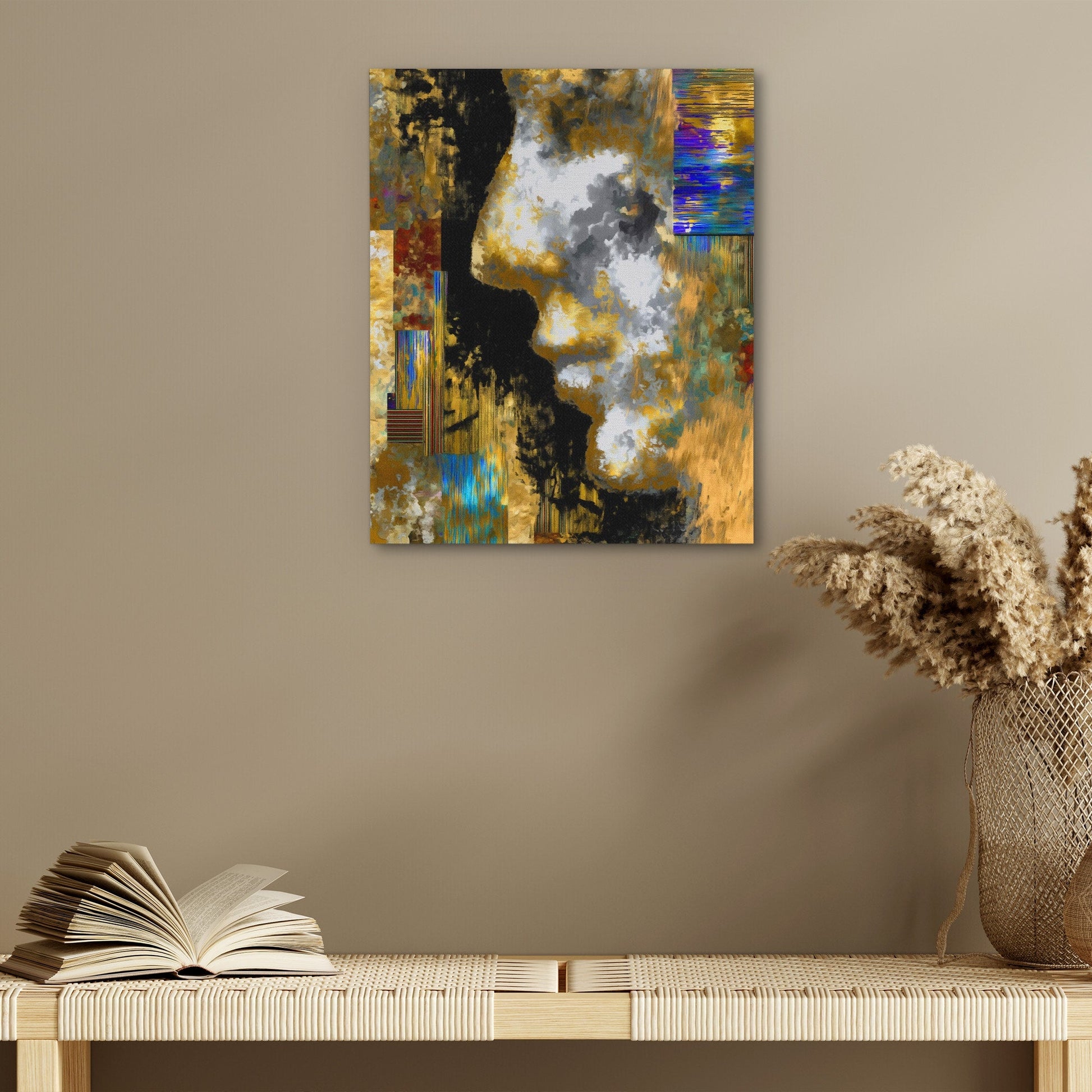 Digital Ruins Cascade - Luxury Wall Art