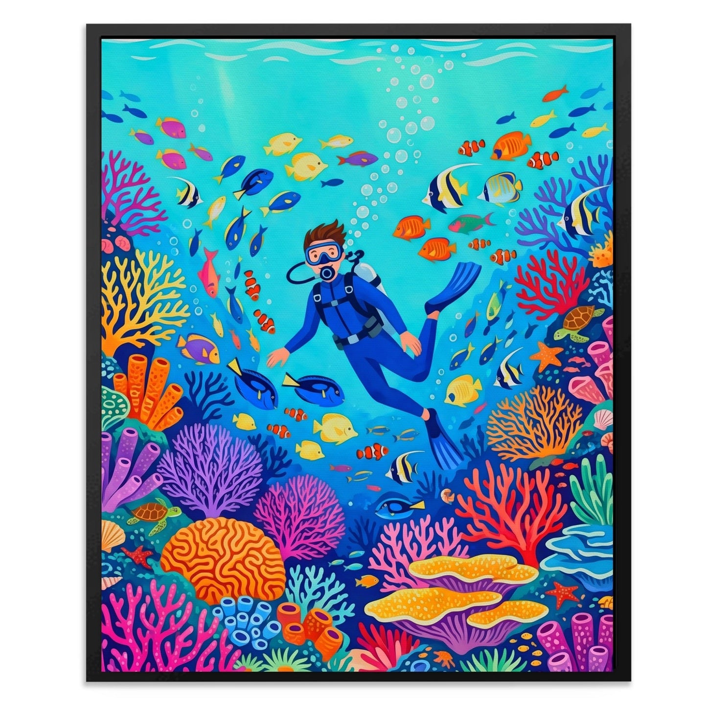Diver Coral Kingdom