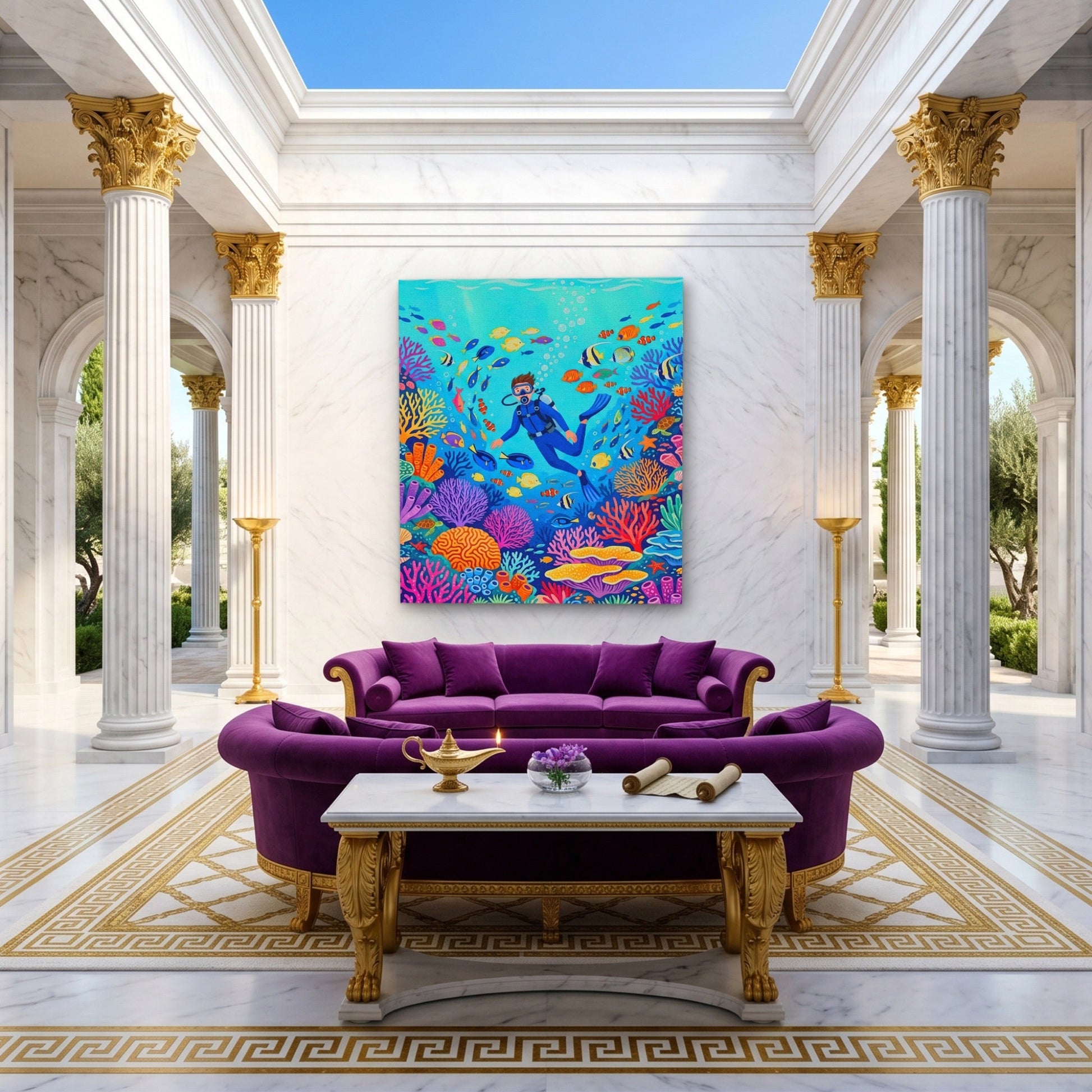 Diver Coral Kingdom