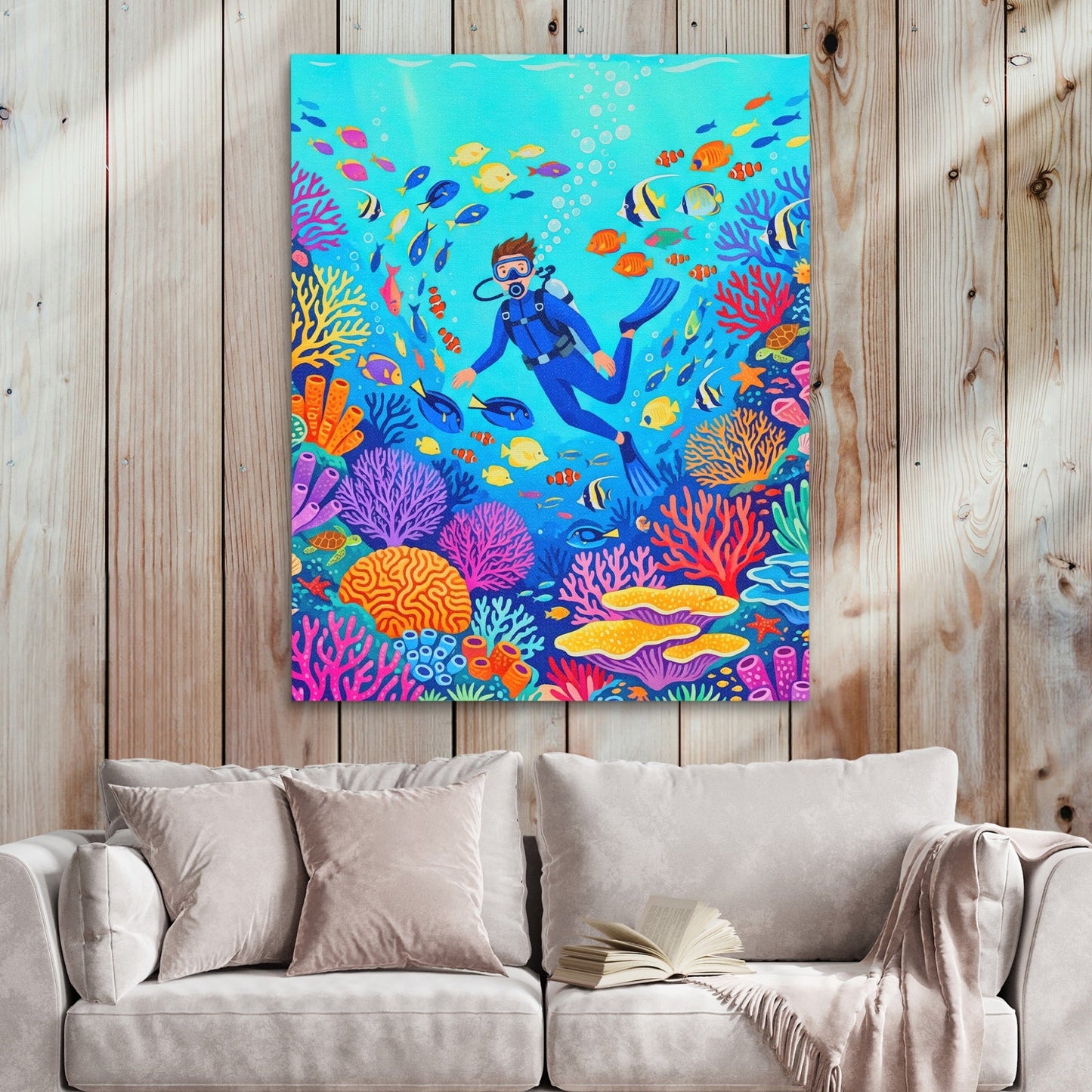 Diver Coral Kingdom