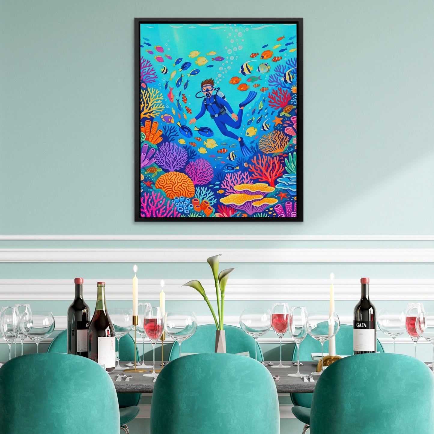 Diver Coral Kingdom