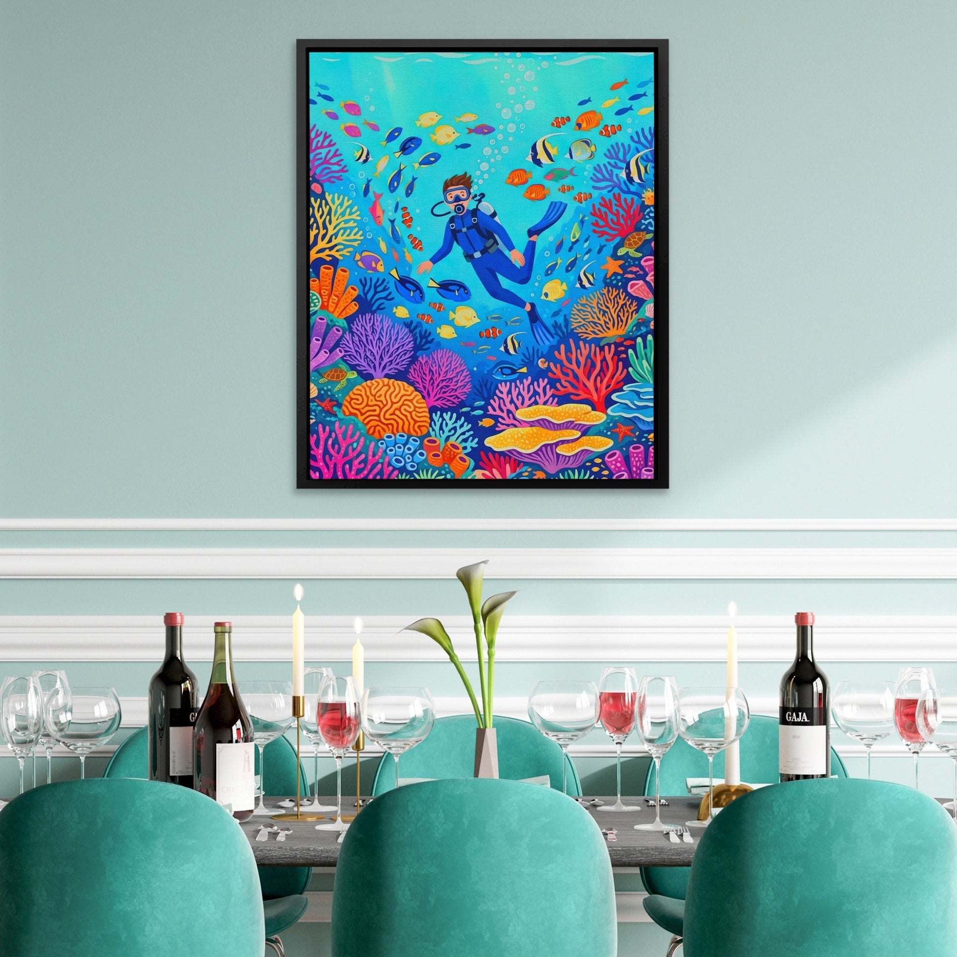 Diver Coral Kingdom