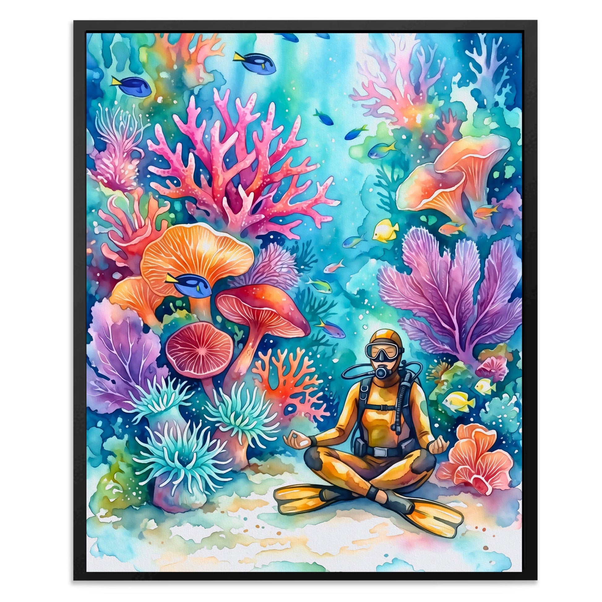 Diver Coral Meditation
