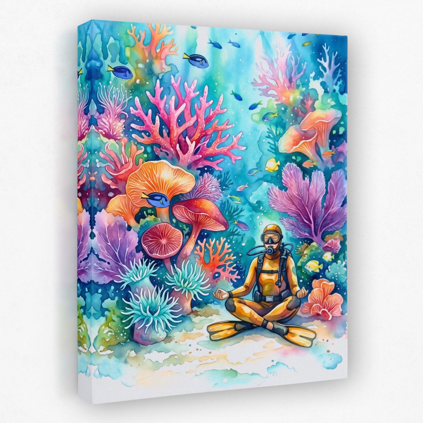 Diver Coral Meditation