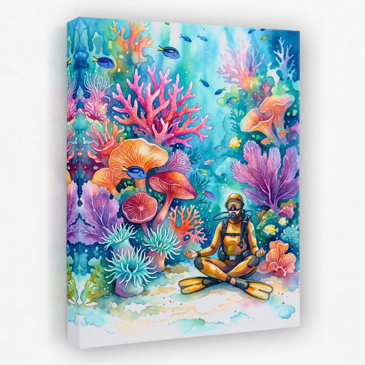 Diver Coral Meditation