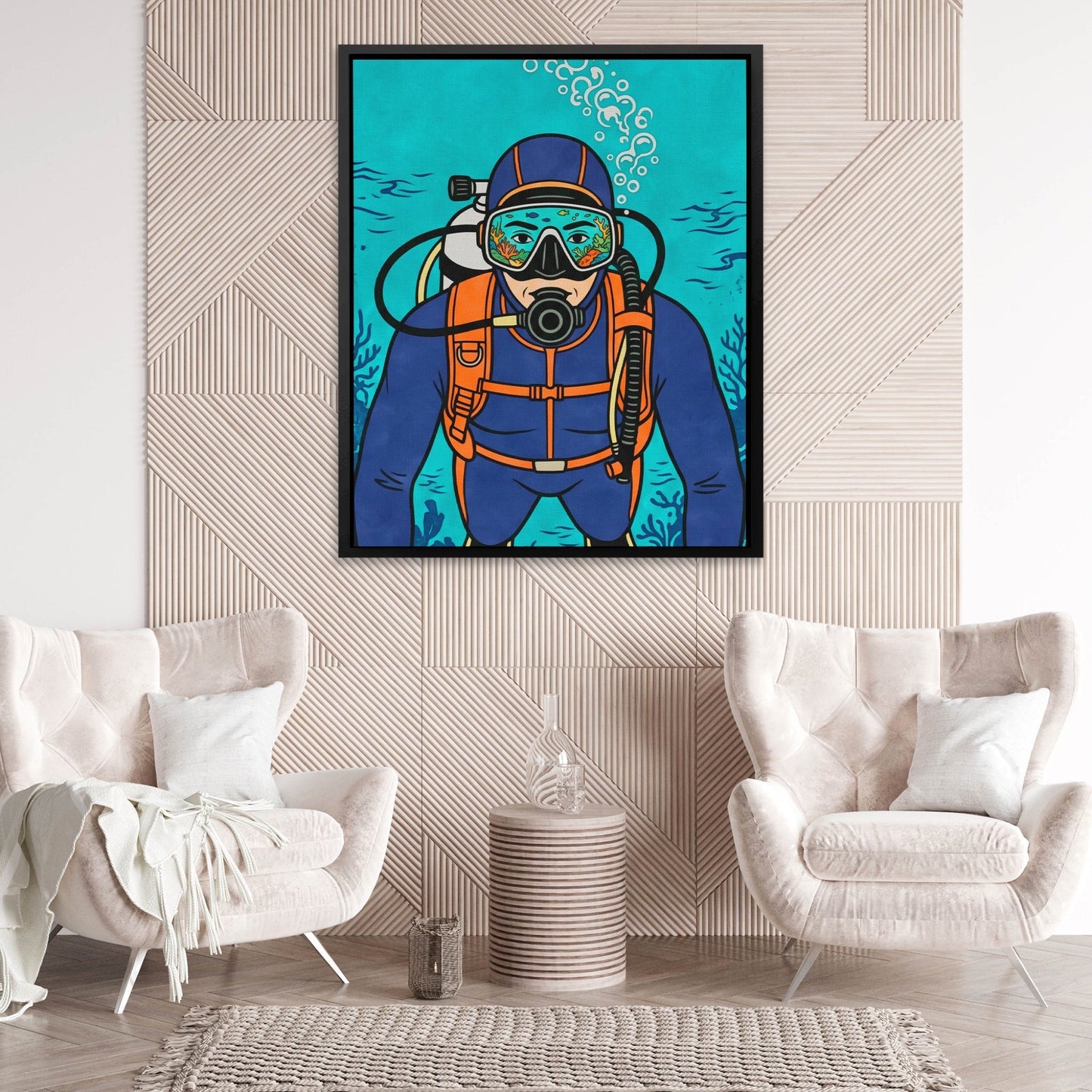 Diver Deep Reflection