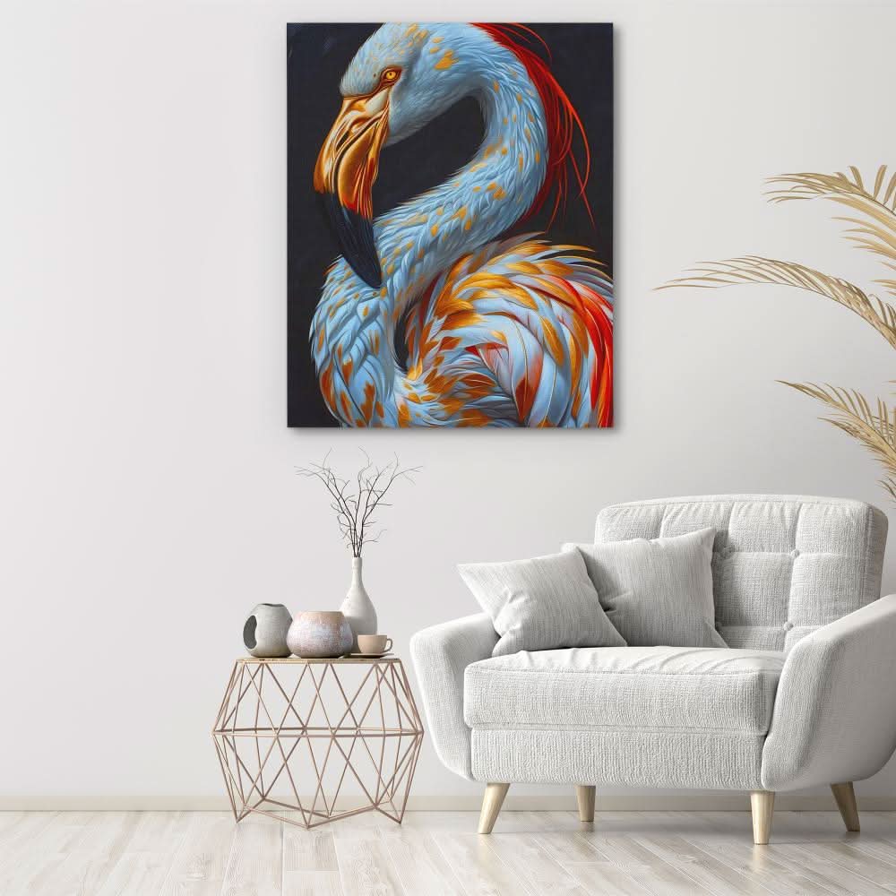 Divine Dance - Colorful Bird Canvas Print