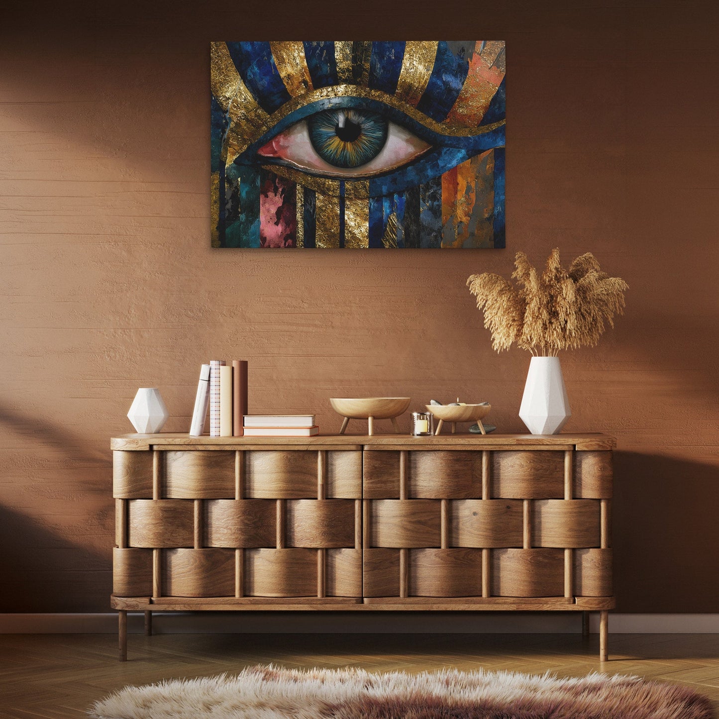 Divine Eye Sunburst - Luxury Wall Art