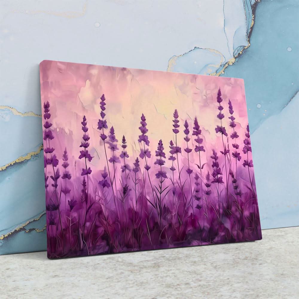 Divine Florals - Modern Wall Art in Black Frame