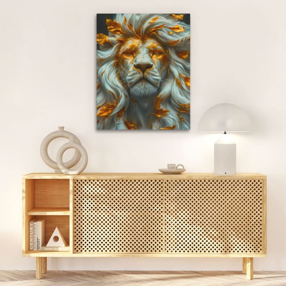 Divine Insight - Elegant Wall Art in Black Frame