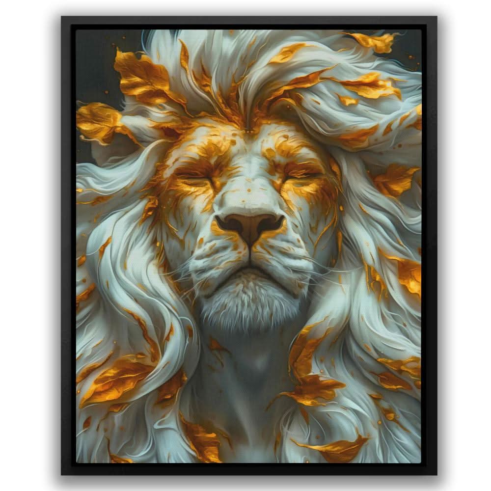 Divine Insight - Gold Elegant Canvas Print